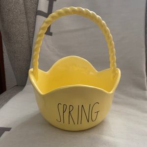 Rae Dunn Spring Ceramic Basket